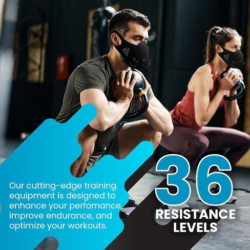 TRAININGMASK - Elevation Training Mask 2.0 Blackout - Fitness Mask, Workout Mask in Kuwait