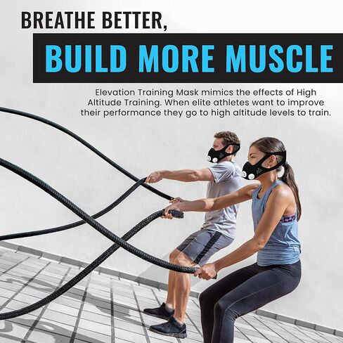 TRAININGMASK - Elevation Training Mask 2.0 Blackout - Fitness Mask, Workout Mask in Kuwait