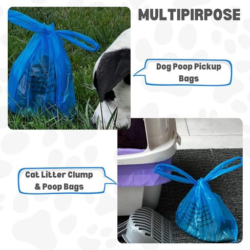 Baby Diaper Disposal Sacks (600 Count), Baby Powder Scented Easy-Tie Diaper Bags, Multipurpose Disposal Bags for Diapers, Dog Waste, Cat Litter & Sanitary Products (Purple) in Saudi Arabia