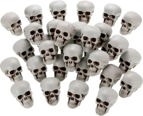 Halloween Skulls Human Skeleton Head Skull Head Realistic Skeleton Skulls for Halloween Home Table Decor (10, Mini) in Saudi Arabia