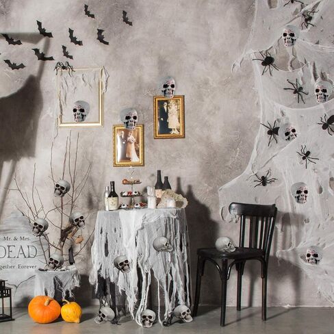 Halloween Skulls Human Skeleton Head Skull Head Realistic Skeleton Skulls for Halloween Home Table Decor (10, Mini) in Saudi Arabia
