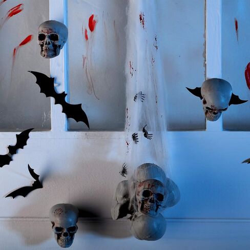 Halloween Skulls Human Skeleton Head Skull Head Realistic Skeleton Skulls for Halloween Home Table Decor (10, Mini) in Saudi Arabia