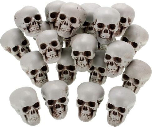 Halloween Skulls Human Skeleton Head Skull Head Realistic Skeleton Skulls for Halloween Home Table Decor (10, Mini) in Saudi Arabia