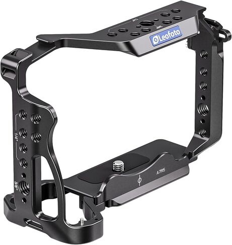 ليوفوتو قفص كاميرا ZV-E10، لسوني ZV E10، قفص مع مقبض، ARRI، كولد شو، متوافق مع اركا in Saudi Arabia
