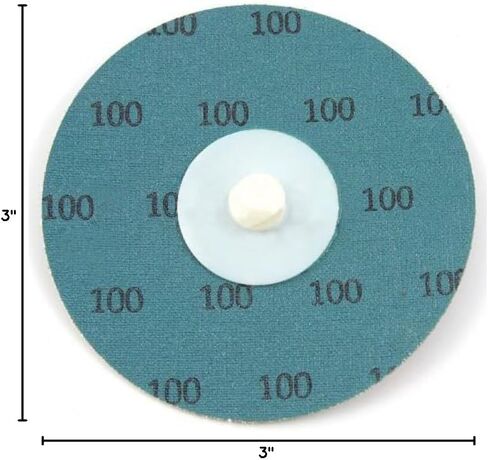 United Abrasives-SAIT 50278 SAIT-Lok-R 3AX 3-Inch 36X Laminated Disc, 50 Pack in Kuwait