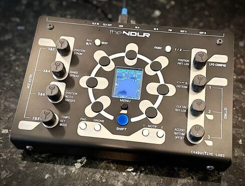 The NDLR Multi-part Polyphonic Interval MIDI Sequencer Groove Box - 2 Sequenced Arpeggiators, Chord and Drone Player. 2 MIDI In and Out Ports, 4 USB MIDI Ports, Includes USB Cable in Saudi Arabia