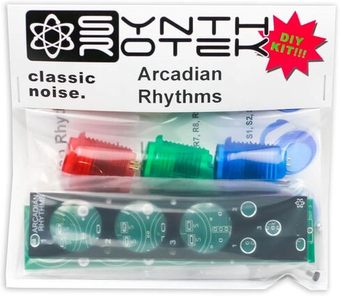 Arcadian Rhythms (Stoplight) - Arcade Style Manual Gate Eurorack Module Kit in Saudi Arabia