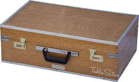 هارمونيوم من مهراجا ميوزيكالز، قابل للطي، 9 توقفات، في الولايات المتحدة الأمريكية، محمول، لون طبيعي، 3 1/2 أوكتاف، مضبوط على A440، قارنة توصيل، حقيبة، آلة موسيقية هندية (PDI-AHH) in Kuwait