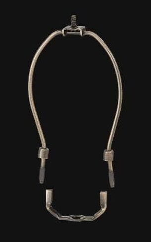 B&P Lamp® 6 Inch Heavy Duty Lamp Harp, Antique Brass Finish in Saudi Arabia