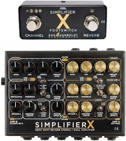 DSM & Humboldt Electronics Simplifier X Zero Watt Stereo Guitar Preamp CabSim in Saudi Arabia
