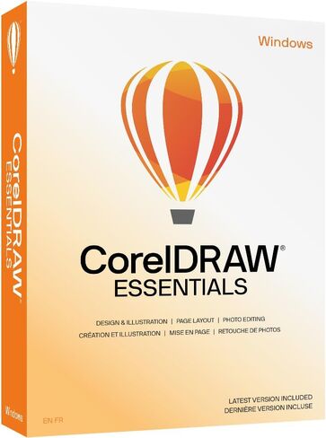 CorelDRAW Essentials 2024 | Graphics Design Software for Occasional Users | Illustration, Layout, and Photo Editing [PC Key Card] in Saudi Arabia