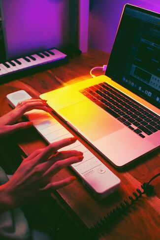 Chorda by Artiphon | Smart Multi-Instrument MIDI Controller, Synth, Looper for Music Production | Strumable Bridge, Quantize, One-Finger Chords, Four Playing Modes (White) in Saudi Arabia