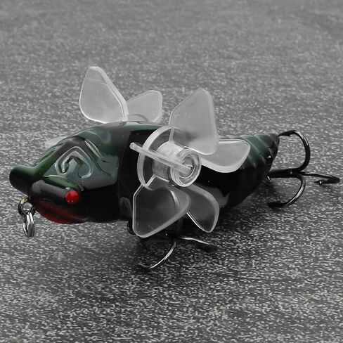 في بيست لايف طعم صيد على شكل سيكادا من بيونيك، 7.5 سم خطاف طعم صيد صناعي صلب مع دوران دوار in Kuwait