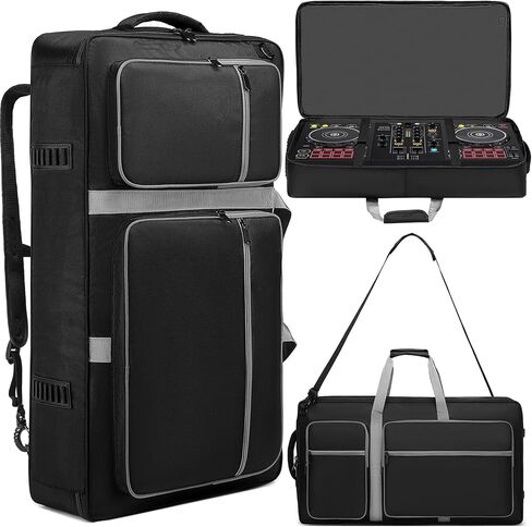 DJ Controller Case Compatible with FLX10 / DDJ 1000 / 1000SRT / DDJ-REV7 / DDJ-REV5 / SC LIVE 4, DJ Controller Carrying Case Padded with Multi-pocket, DJ Case for DJ Controller & Accessories in Kuwait