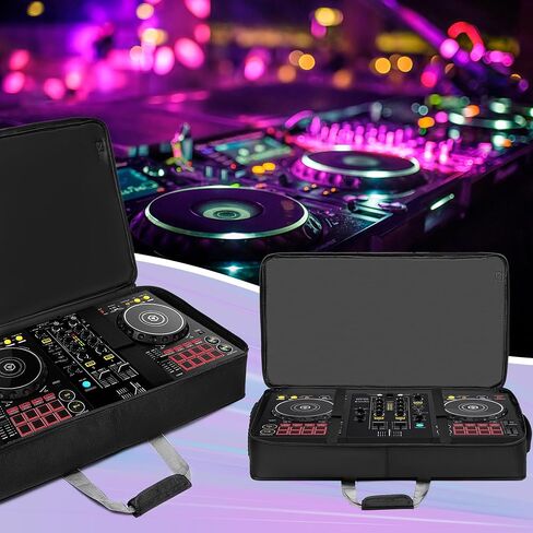 DJ Controller Case Compatible with FLX10 / DDJ 1000 / 1000SRT / DDJ-REV7 / DDJ-REV5 / SC LIVE 4, DJ Controller Carrying Case Padded with Multi-pocket, DJ Case for DJ Controller & Accessories in Kuwait