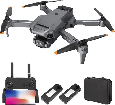 طائرة بدون طيار GoolRC RC مع كاميرا 4K مزدوجة RC كوادكوبتر مع عدسة ESC، طائرة بدون طيار صغيرة، 4 جوانب لتجنب العوائق، نقطة الطريق، التحكم في إيماءات الطيران، حقيبة تخزين، حزمة 2 بطارية in Saudi Arabia