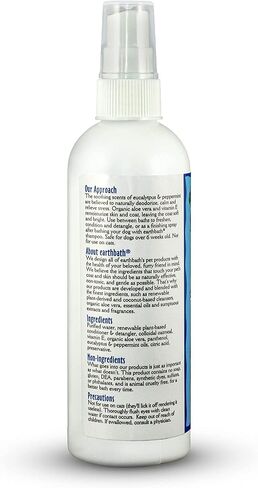 Earthbath Vanilla & Almond 3-in-1 Dog & Puppy Deodorizing Spritz - Conditions & Detangles, Aloe Vera, Vitamin E, Keep Your Dog's Coat Feeling Soft & Tangle Free, Made in USA - 8 Fl Oz, Pack of 3 in Kuwait