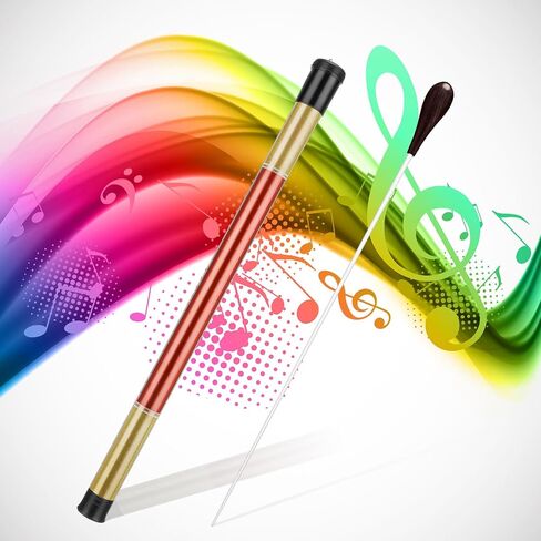 Yeshone 15 Inch Music Conducting Baton with Case Conductor Baton Orchestra Rosewood Handle Music Conductor Baton Lightweight Choir Director Baton for Choral Symphony Concert(Black) in Saudi Arabia