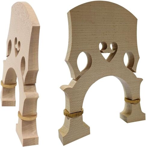 3/4 Upright Double Bass Bridge Bass Double Bass Accessory Upright Bass Parts (Maple Adjustable) in Kuwait