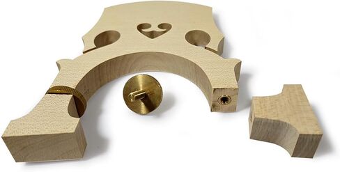 3/4 Upright Double Bass Bridge Bass Double Bass Accessory Upright Bass Parts (Maple Adjustable) in Kuwait