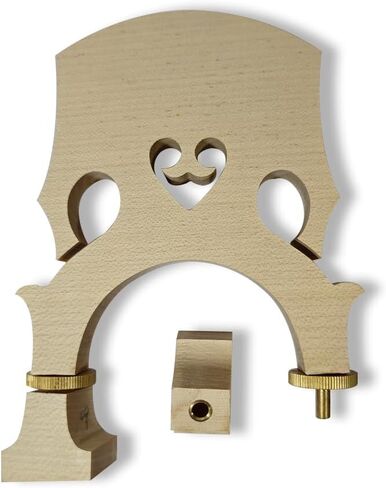 3/4 Upright Double Bass Bridge Bass Double Bass Accessory Upright Bass Parts (Maple Adjustable) in Kuwait
