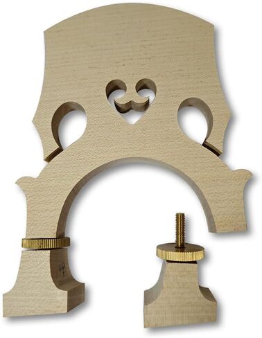 3/4 Upright Double Bass Bridge Bass Double Bass Accessory Upright Bass Parts (Maple Adjustable) in Kuwait