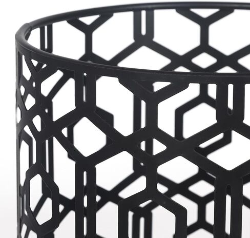 Edeco مظلة معدنية حامل مظلة مربعة ذهبية رف للعصا عصي للمشي المظلات ديكور المنزل والمكتب مع علبة تنقيط in Kuwait