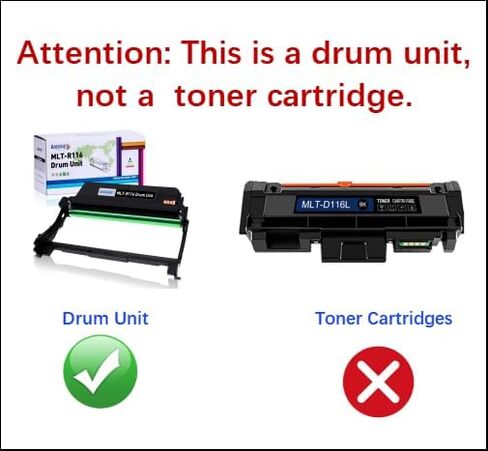 BAISINE Compatible for Samsung MLT-R116 MLTR116 SL-M2825DW Drum Unit for Xpress SL-M2835DW SL-M2825DW SL-M2885FW SL-M2875FD SL-M2625D SL-M2625 SL-M2875FW SL-M2825FD- 9,000 Pages (1 x MLT-R116 Drum) in Kuwait