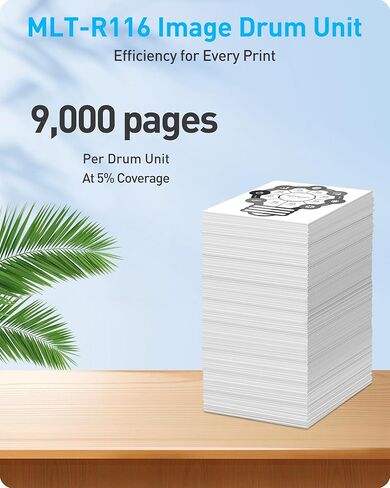 BAISINE Compatible for Samsung MLT-R116 MLTR116 SL-M2825DW Drum Unit for Xpress SL-M2835DW SL-M2825DW SL-M2885FW SL-M2875FD SL-M2625D SL-M2625 SL-M2875FW SL-M2825FD- 9,000 Pages (1 x MLT-R116 Drum) in Kuwait