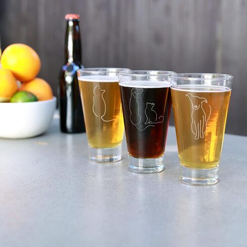 Libbey Modern Pets Posh Paw All-Purpose Glasses, 17-ounce, Set of 4 in Saudi Arabia