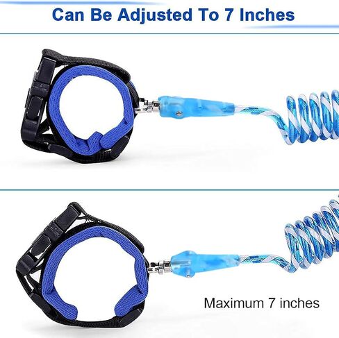 سلسلة معصم مضادة للفقدان مقود للأطفال مع أقفال أمان مطورة للأطفال الرضع والأطفال وسوار المعصم للأنشطة الخارجية والتسوق (وردي 8.2 قدم) in Kuwait