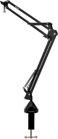 Samson Q2U Handheld Dynamic XLR/USB Microphone Bundle with Boom Arm, Shock Mount, and Pop Filter (4 Items) in Saudi Arabia