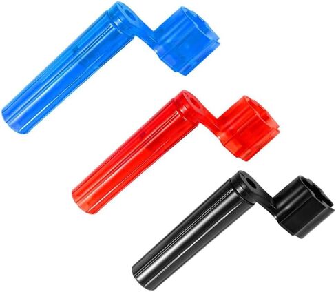 3Pcs Guitar String Winder, 2 in 1 Guitar String Tool Bridge Pin Remover Speed Peg Puller Winder Tool for Acoustic Electric Guitar Bass Ukulele,(Black, Red, Blue,) Instrument Accessories in Saudi Arabia