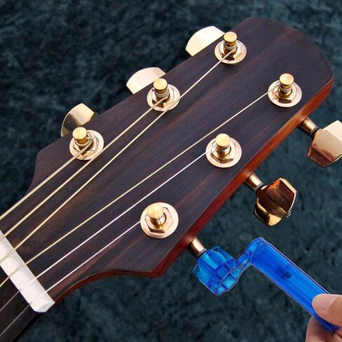 3Pcs Guitar String Winder, 2 in 1 Guitar String Tool Bridge Pin Remover Speed Peg Puller Winder Tool for Acoustic Electric Guitar Bass Ukulele,(Black, Red, Blue,) Instrument Accessories in Saudi Arabia