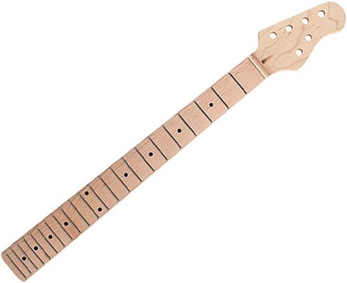 Alnicov Electric Guitar Neck,Maple 22 Frets Fingerboard Compatible 4x2 Headstock for ST Guitar Parts Replacement in Saudi Arabia
