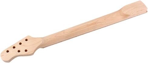 Alnicov Electric Guitar Neck,Maple 22 Frets Fingerboard Compatible 4x2 Headstock for ST Guitar Parts Replacement in Saudi Arabia