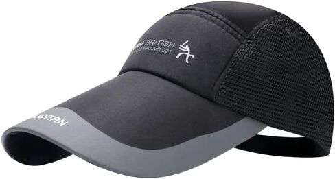 Running Baseball Cap for Men Women Summer Mesh Sun Cap Long Profile Sport Hat Quick Dry Trucker Hat for Camp Hiking Golf Cap in Saudi Arabia