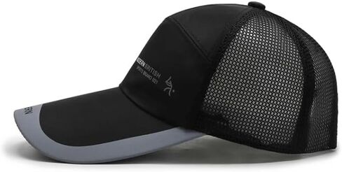 Running Baseball Cap for Men Women Summer Mesh Sun Cap Long Profile Sport Hat Quick Dry Trucker Hat for Camp Hiking Golf Cap in Saudi Arabia