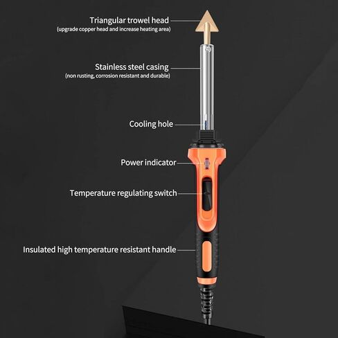 Plastic Welder - 100W Plastic Welding Kit Soldering Iron Gun with 56pcs Rods, Professional Surface Repair Tool for Car Bumper with 4 Welding Tips, Patch Net,Hot Iron Stand,Wire Brush (Blue) in Kuwait