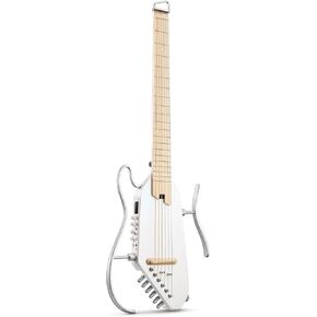 Donner Acoustic Electric Guitar HUSH I PRO Travel Guitar with Multiple Effect Modes Smart Guitarra Kit of Earphone, Gig Bag, Strap, Charging Cable