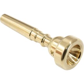 Hitefu Trumpet Mouthpiece 3C Replacement for Beginners and Professional Players - Brass Plated Trumpet Musical Instruments Accessories (Silver)