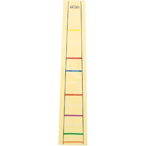 Cello Fingerboard Stickers, Cello Finger Marker Finger Position Markers for Practice Training Beginners(4/4)