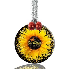 GDEE Christmas Ornament Sea Turtle Ceramic Ornament for Christmas Round Porcelain for Xmas Tree Holidays Christmas Ornament Home Decoration