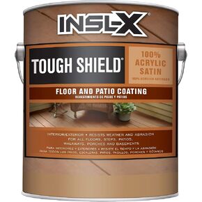 INSL-X Tough Shield Floor and Patio Paint, Saddle Brown, 1 Gallon, 128 Fl Oz (Pack of 1)