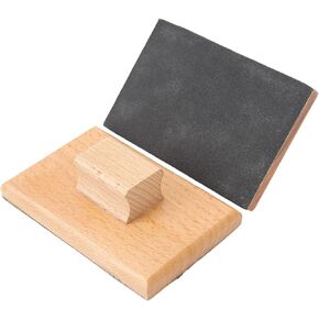 Musical Sand Block, Beech Wood Instrument with Sandpaperfor Music Teaching, Children 1 Year Old, Home, Kindergarten, Dance Classes