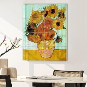 Art Acoustic Panels, 8 Pack Self-Adhesive Large Wall Art Paintings for Wall Decoration, Sound Absorbing Panels for Recording Studio, Living room and Bedroom,48X32inch (FLAG)