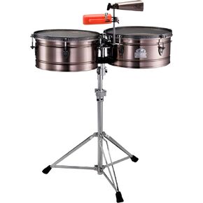 Marc Quinones signature timbales featuring 14" x 7"& 15" x 7" Steel shells (Cowbell Not Included)
