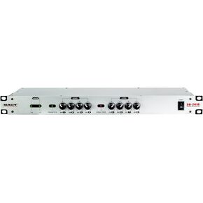 Nady SD-2418 Signal Distributor - Splits a Stereo Signal into 4 Stereo outputs, or Mono Signal into 8 Mono outputs, Single Rack Space