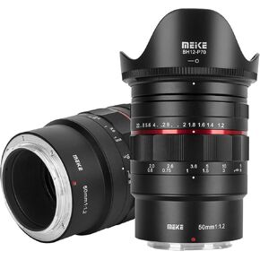 MEKE 50mm F1.2 Large Aperture Manual Focus Full Frame Lens Compatible with EF-Mount Cameras in Kuwait