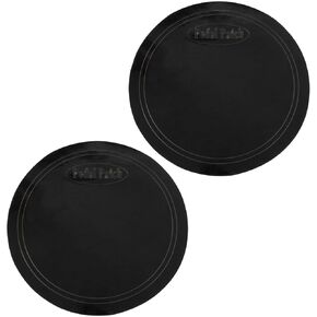 Black Single Pedal Patch Self-adhesive Drum Head Patch Protector For Bass Drum Parts 2pcs